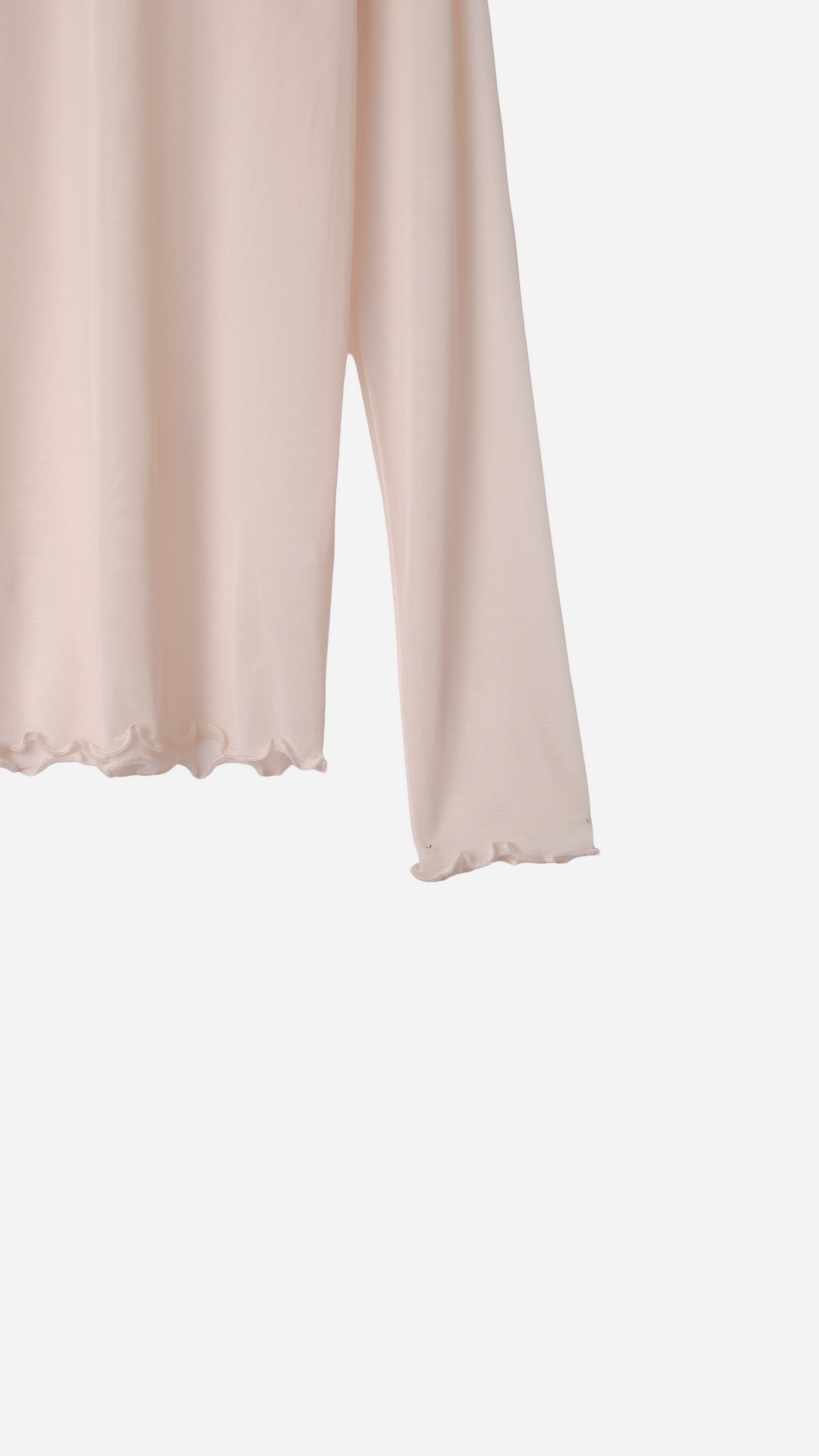 TRANSPARENT HIGH NECK T-SHIRT