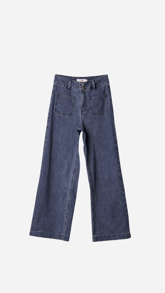 TEJANOS WIDE LEG BOLSILLOS DELANTE