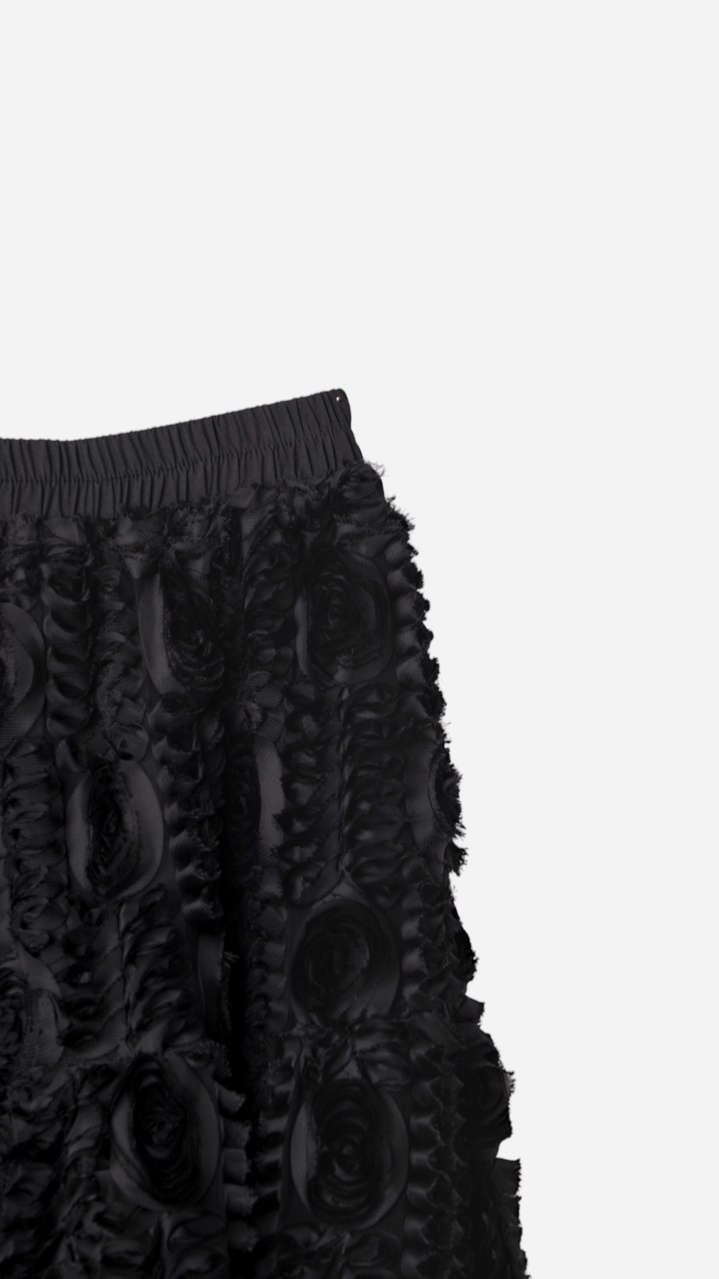 FALDA MIDI ESTRUCTURA FLOR