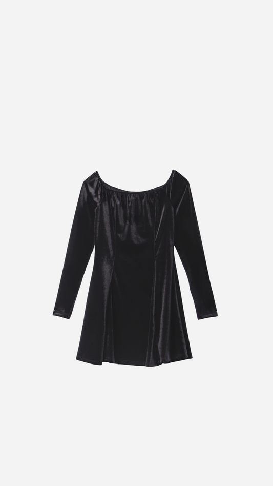 VESTIDO MINI TERCIOPELO