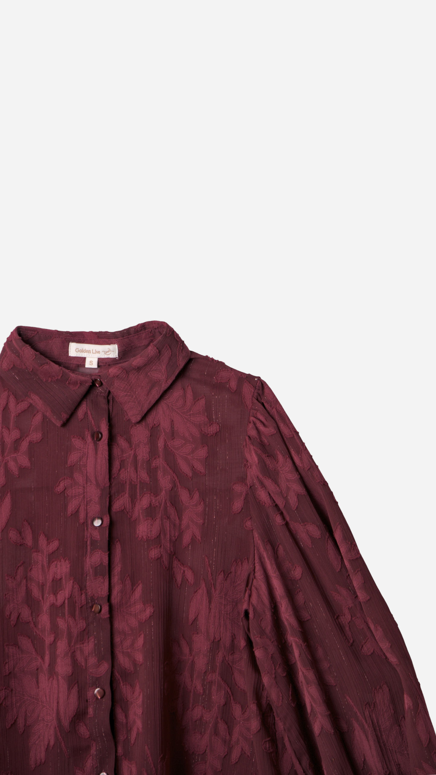 FLOWER EMBROIDERED SHIRT