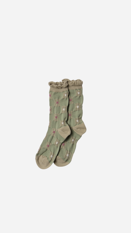 CALCETINES ESTAMPADO A CUADROS