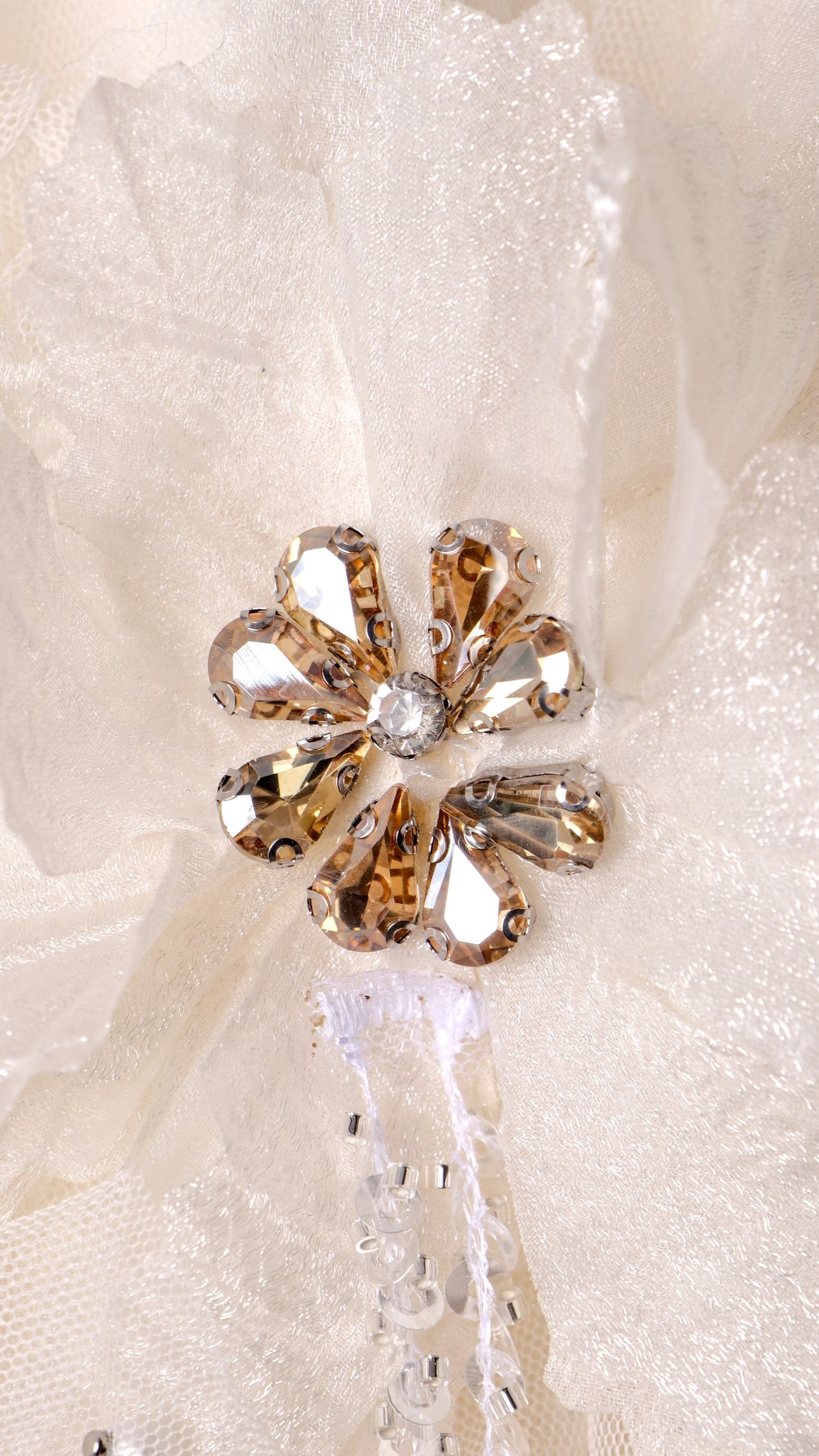 FALDA MIDI FLORES 3D JOYAS