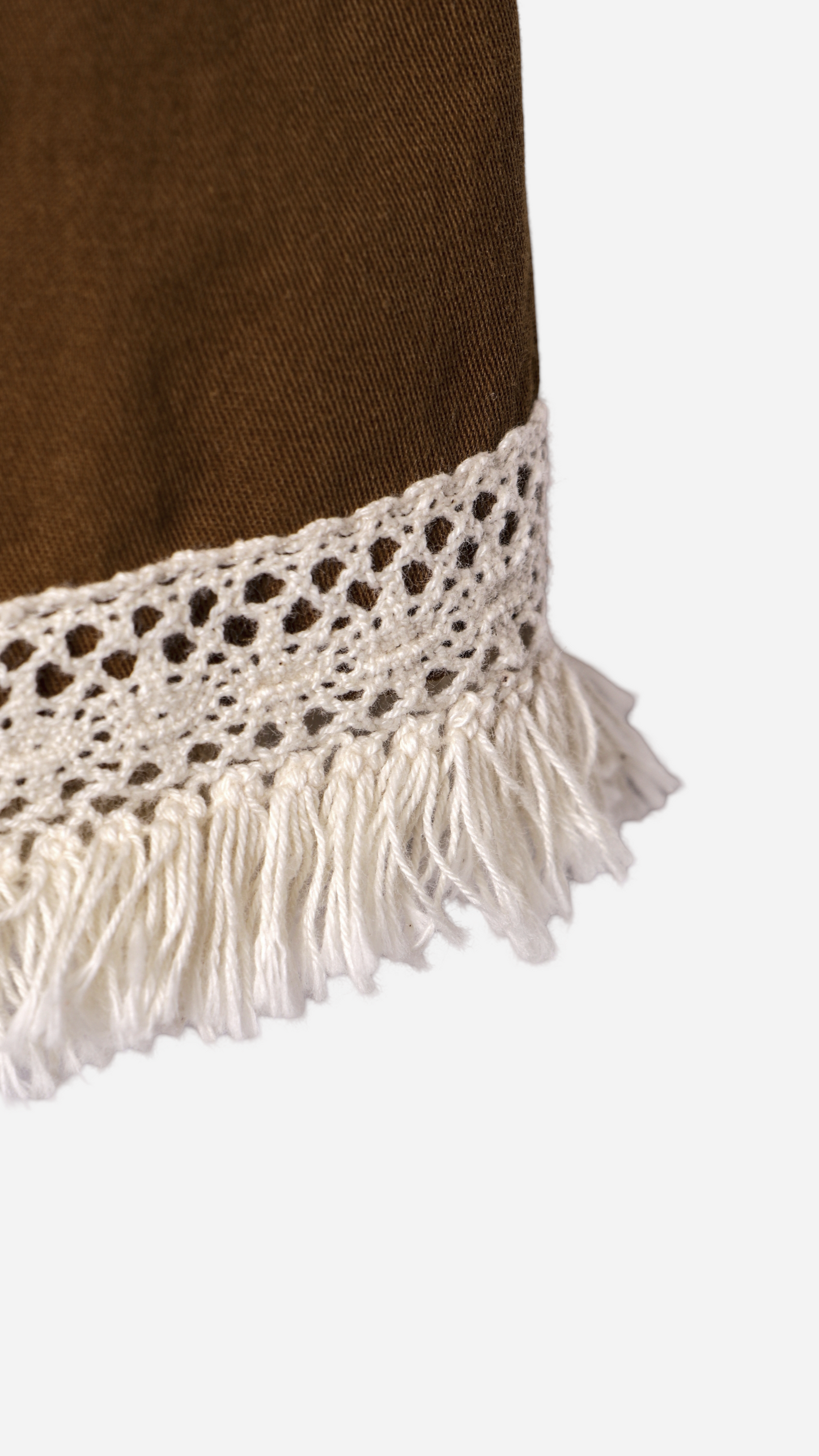 FALDA MIDI BORDADO FLORES